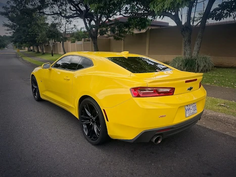 Rear right side view of 2018 Chevrolet Camaro RS