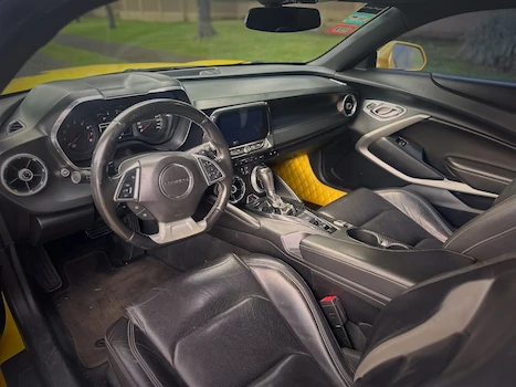 Rear left side view of 2018 Chevrolet Camaro RS