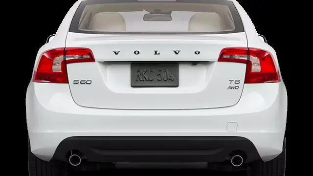 Rear left side view of 2011 Volvo S60 T6